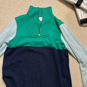 j crew factory sweater, size large